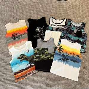 Lot of 7 3T tank tops